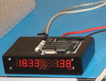 DS1820温度センサー制御装置（試作）